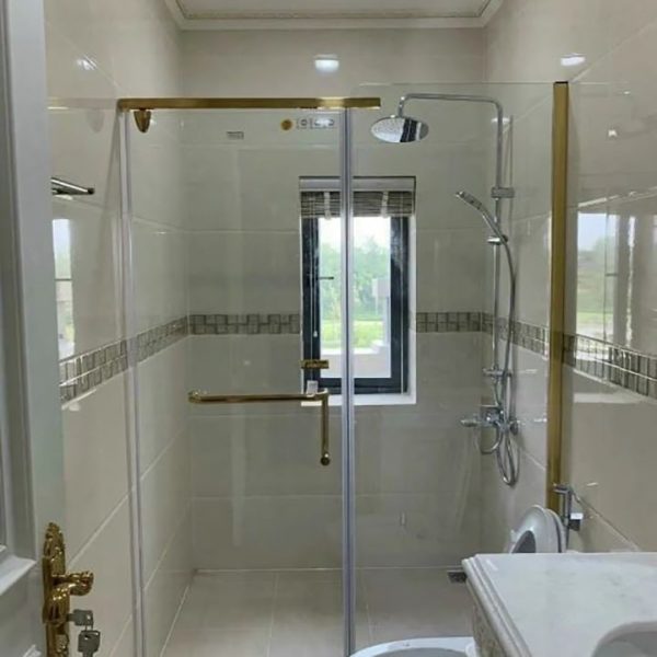 Cabin tắm kính 180 độ bộ 3 tấm
