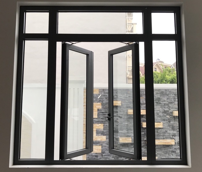 mẫu cửa sổ nhôm xingfa mở quay