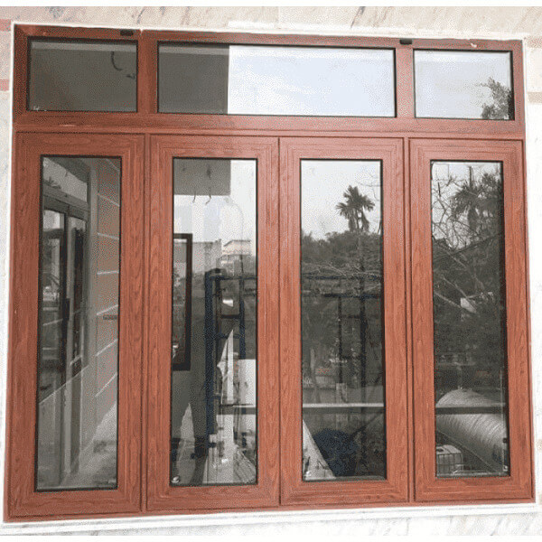 Cửa nhôm Xingfa Quảng Đông màu vân gỗ