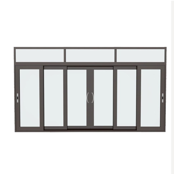Mẫu cửa nhôm Xingfa lùa 3 ray 6 cánh