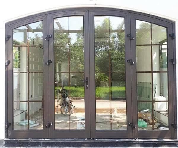 Cửa nhôm Xingfa uốn vòm